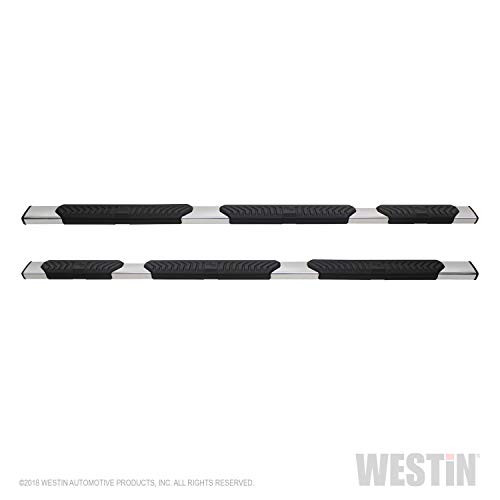 WESTIN 28534700 R5 M-Series 5in. Wheel to Wheel Nerf Step Bars fits 2019-2021 Ram 1500 Crew Cab (5.5ft Bed)(Excl. 2019-2021 Ram 1500 Classic) Polished Stainless Steel 1 Pair