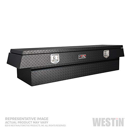 WESTIN TB40072BT Textured Black Stake Bed Contractor Box (Brute High Cap 72in for BRTBX High Cap 72in Stake Bed Contractor Topsider w/Doors), 1 Pack