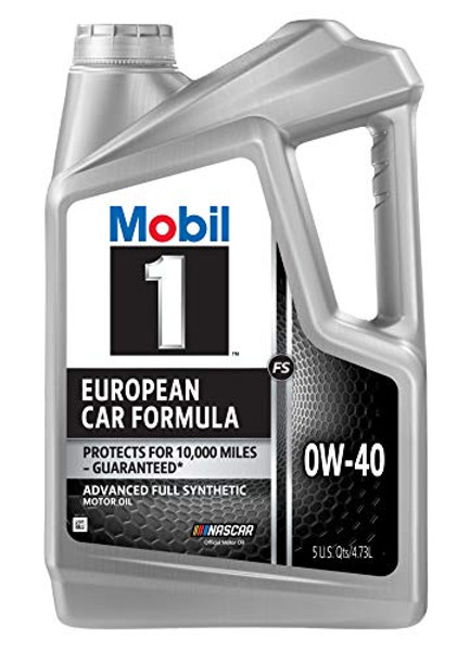 MOBIL 120760 1 FS European Car Formula Full Synthetic Motor Oil 0W-40, 5 Quart