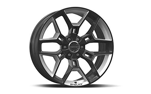 DRAKE WHEELS 45395512BS CS-45 F150 BLK W/HYPER SLVR