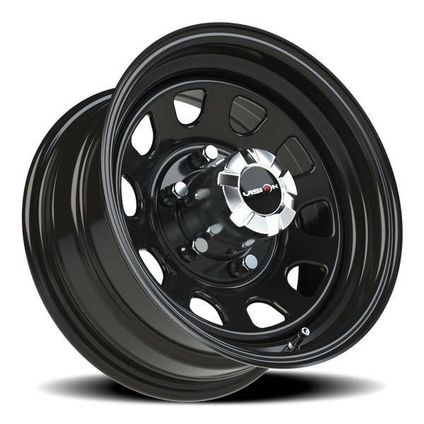 Vision Wheel 6-139.7/5.5 Black Steel Dwin Wheel