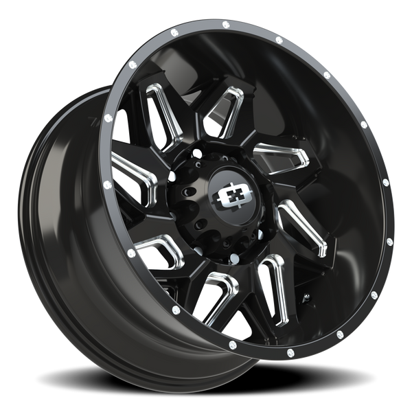 Vision Wheel 8-180 GBMS Spyder Gloss Black Machined Wheel