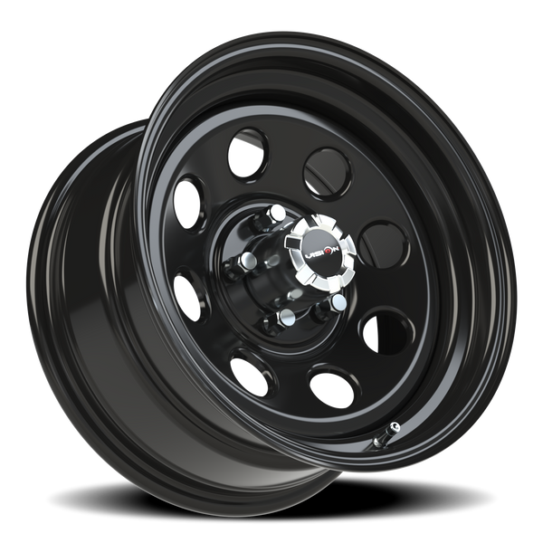 Vision Wheel 5-114.3/4.5 BLK SOFT8 Steel Wheel
