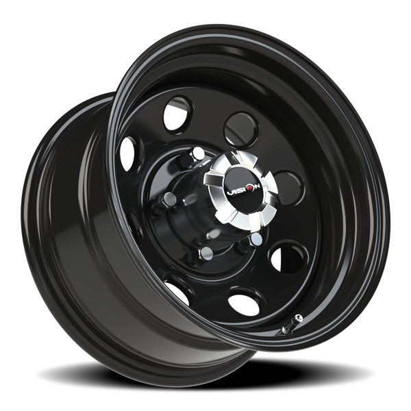 Vision Wheel 5-139.7/5.5 Black SOFT8 Steel Wheel
