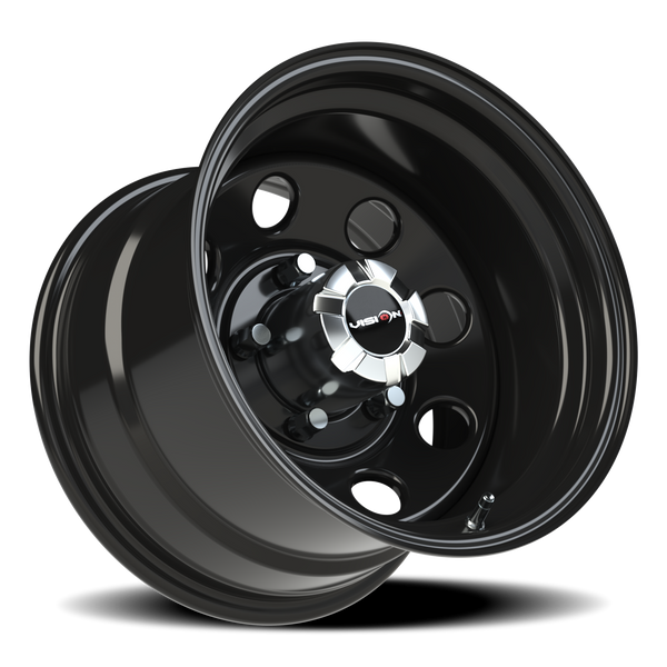Vision Wheel 5-139.7/5.5 Black Soft8 Steel Wheel