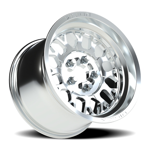 Vision Wheel 5-114.3 Polished Forged Aluminum Wheel - Storm Series