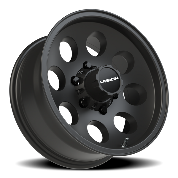 Vision Midway 6x5.5 Satin Black Wheel