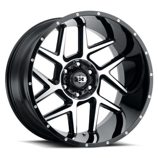 Vision Wheel 6-135 GBMF Silver Automotive Wheel Component