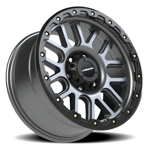 Vision Wheel 6-5.5 GM Nemesis Wheel with Zinc Coating