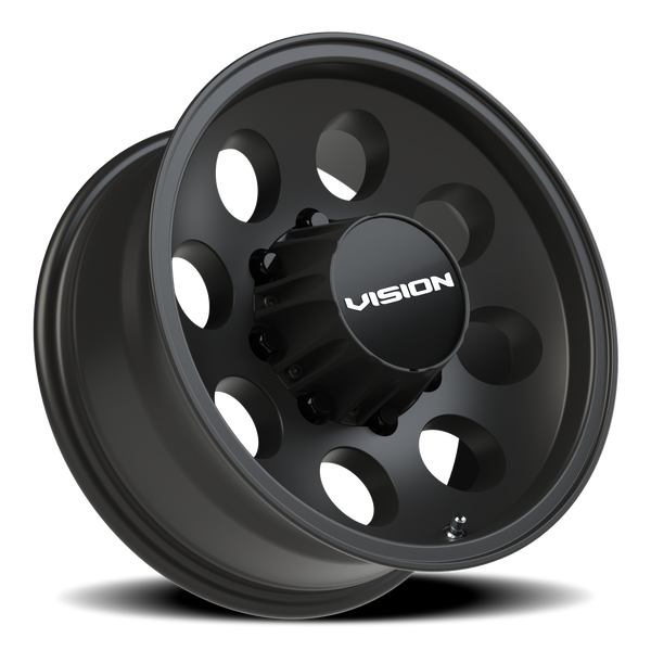 Vision Wheel 8x6.5 Satin Black MIDWAY Automotive Wheel Rim