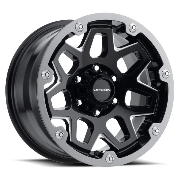 Vision Wheel 5-114.3GB/GR RG Mill Vis Se7en Aluminum Wheel