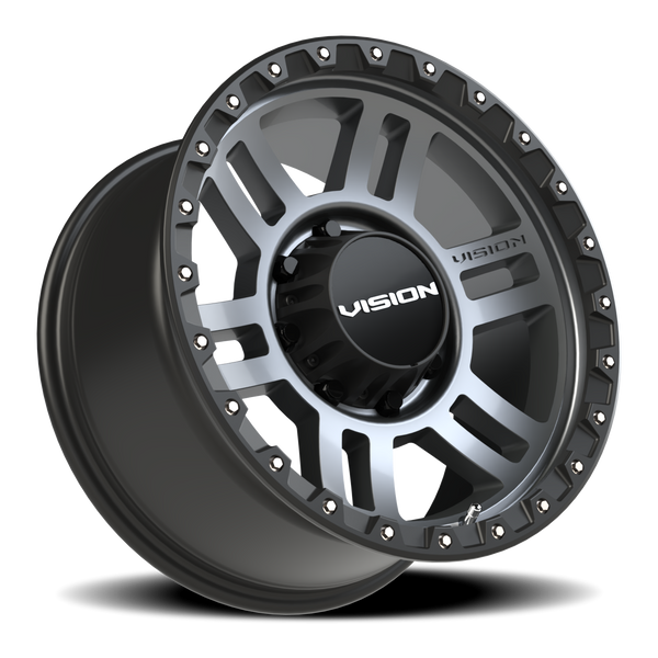 Vision Wheel 8-165.1 SGBL VIS MANX2 Satin Gunmetal Black Finish Automotive Wheel