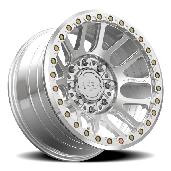Vision Wheel 8-6.5 Polished Wheel with Polring Visible for Nemesis