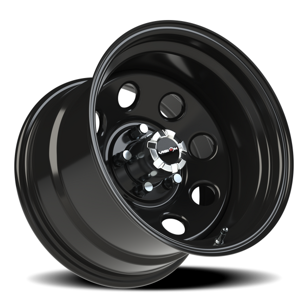 Vision Wheel 5-120.65/4.75 BLK SOFT8 Steel Wheel