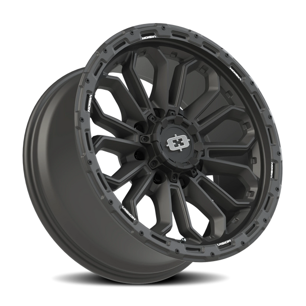 Vision Wheel 8-180 KORUPT Satin Black Wheel