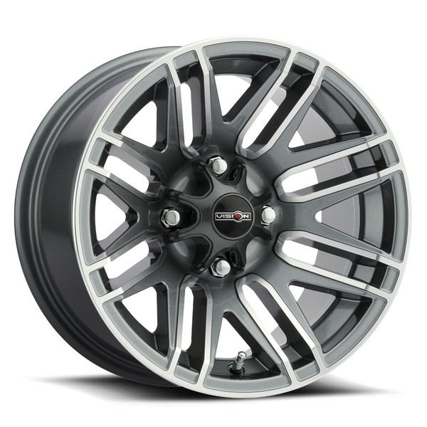 Vision Wheel 4x136mm Gunmetal MF VIS Assault Automotive Wheel