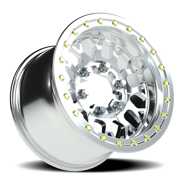 Vision Wheel 6-Lug 5.5-Inch Polished Storm Forged Aluminum Wheel