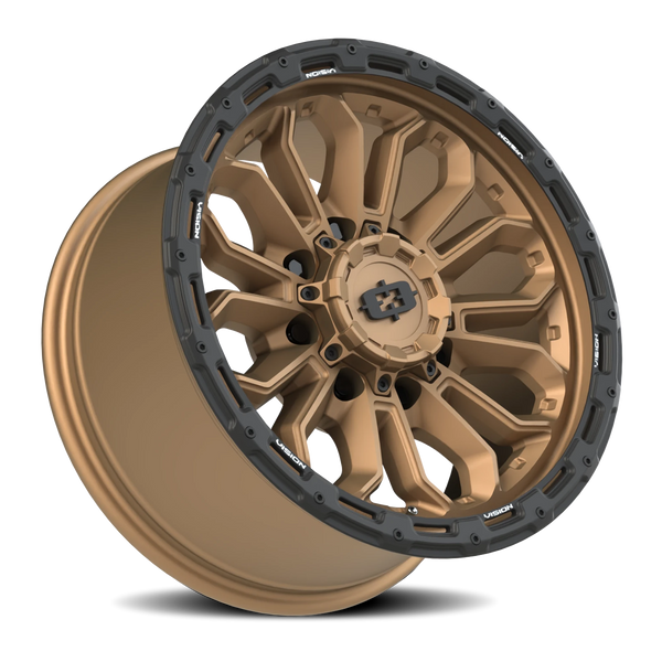8x170mm Satin Black Vision Korupt Wheel