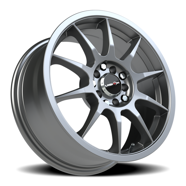 Vision Wheel 5-114.3mm Gunmetal BANE Automotive Wheel Rim