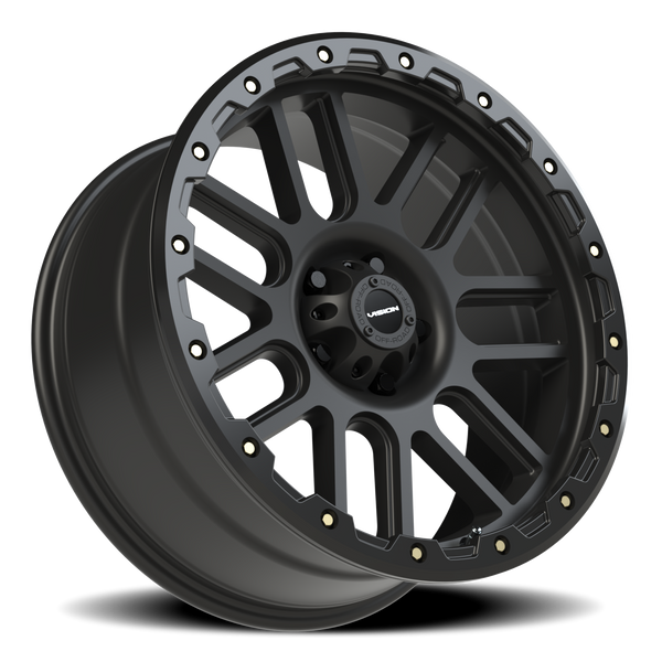Vision Wheel 5x5" Matte Black Nemesis Aluminum Wheel