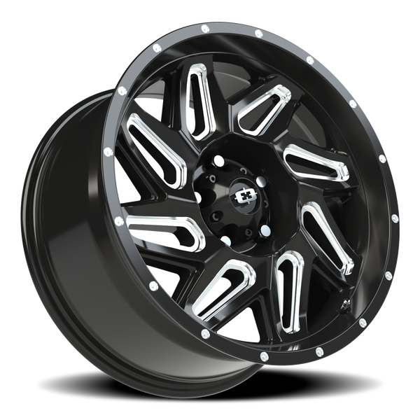 Vision Wheel 5-127 GBMS Spyder Gloss Black Machined Wheel