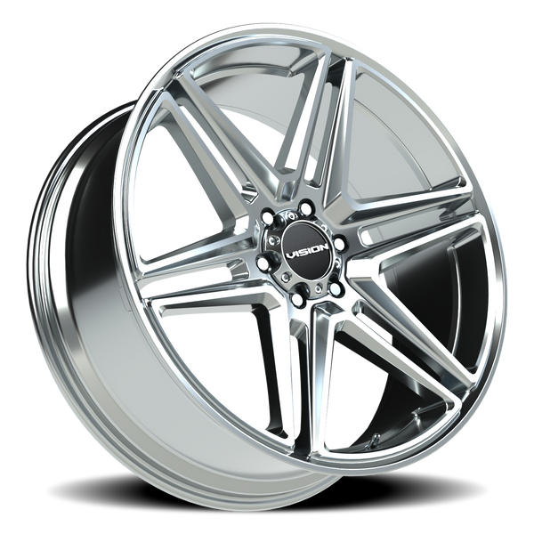 Vision Wheel 6-139.7 Chrome Wedge Automotive Wheel Rim