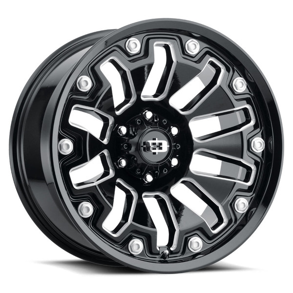 Vision Wheel 8-170 GBMS Gloss Black Machined Automotive Wheel