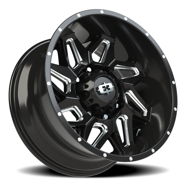 8-180 GBMS Vision Spyder Wheel – Gloss Black Machined