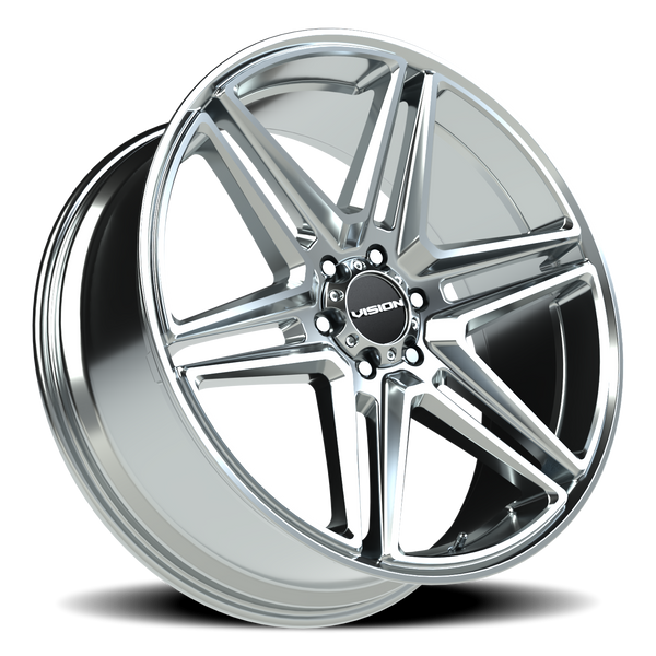 Vision Wheel 6-135 CHR Chrome Wedge Wheel