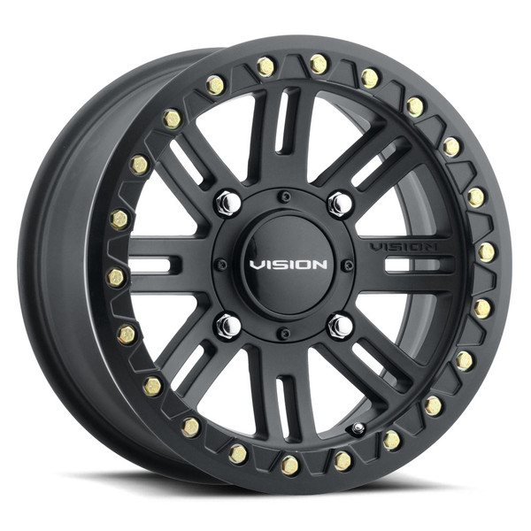 Vision Wheel 4-136 4x136mm Satin Black Wheel