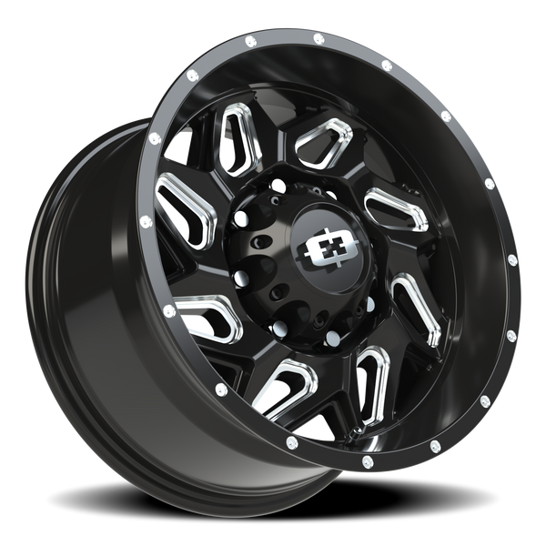 Vision Wheel 8-170 GBMS Spyder Gloss Black Machined Wheel