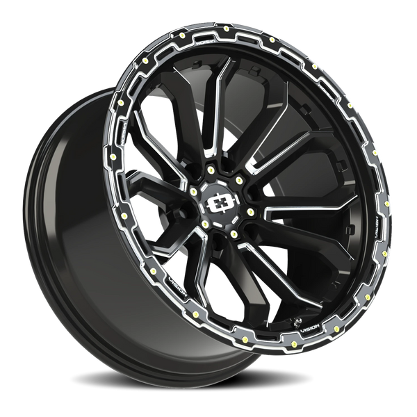Vision Wheel 6x5.5 Gloss Black VIS KORUPT Wheel