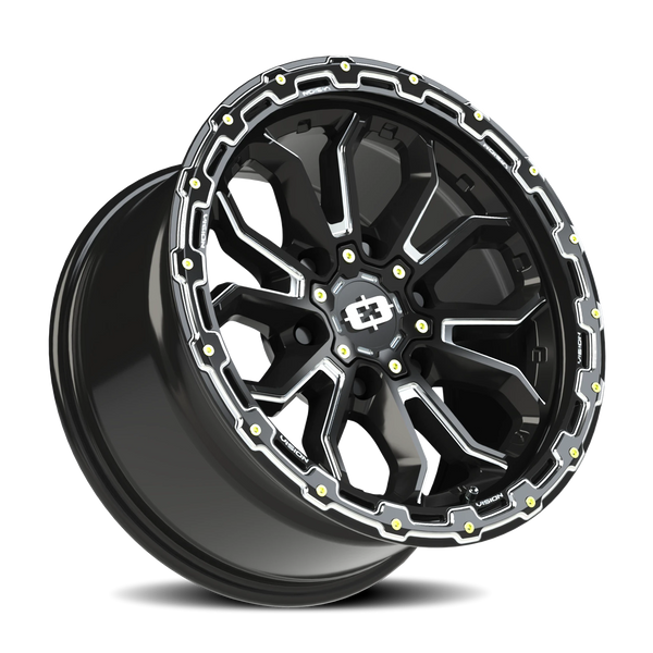 Vision Wheel 6-Lug 5.5" Gloss Black Korupt Wheel Rim