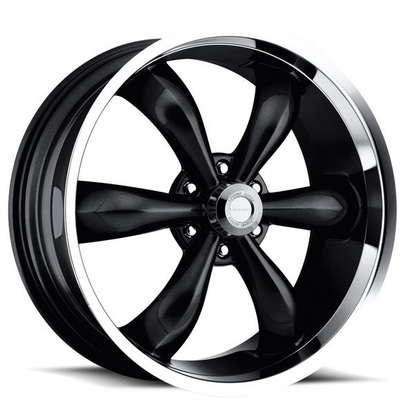 6x5.5" Gloss Black Vision Legend 6 Automotive Wheel