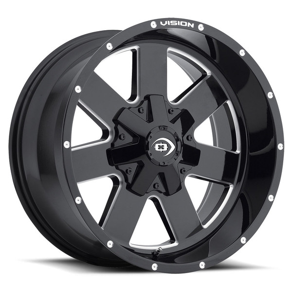 Vision Wheel 6-135 GBMS VIS ARC Wheel – 6-Lug 135mm Gloss Black Machined