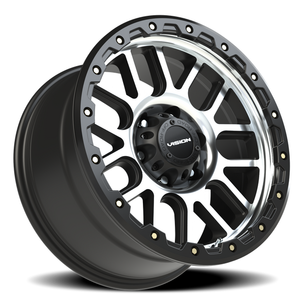 Vision Wheel 6x5.5 Bolt Pattern NEMESIS Wheel - Matte Black Machined