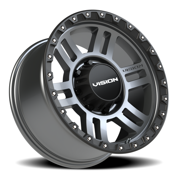 Vision Wheel MANX2 8x170mm Satin Gunmetal Black Automotive Wheel