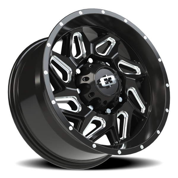 Vision Spyder 8x180mm Wheel, Gloss Black Machined Finish