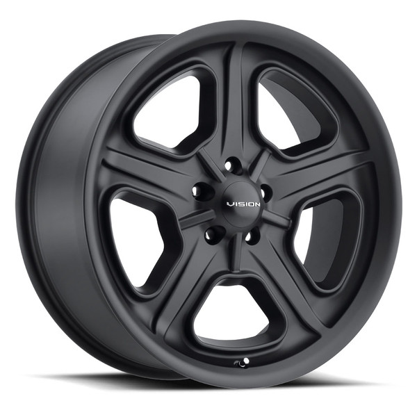 Vision Wheel 5-115 SB VIS DAYTONA Satin Black Wheel