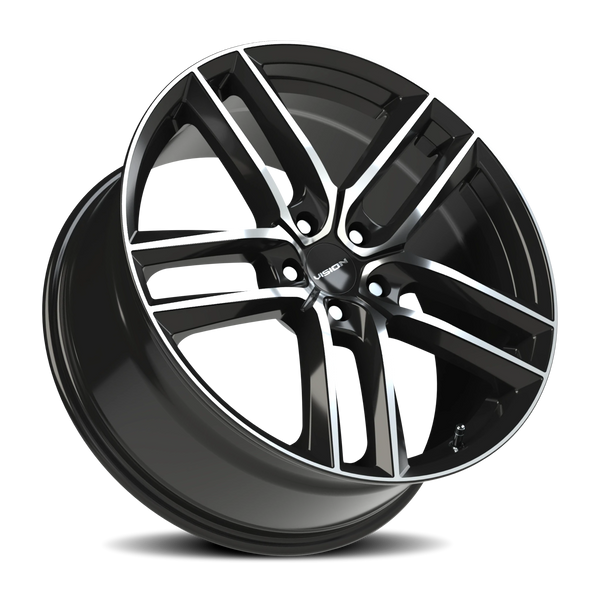 Vision Wheel 5-120 GBMF Gloss Black Machined Finish Wheel Component