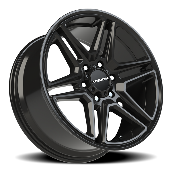 Vision Wheel 6-139.7 Gloss Black VIS WEDGE Automotive Wheel