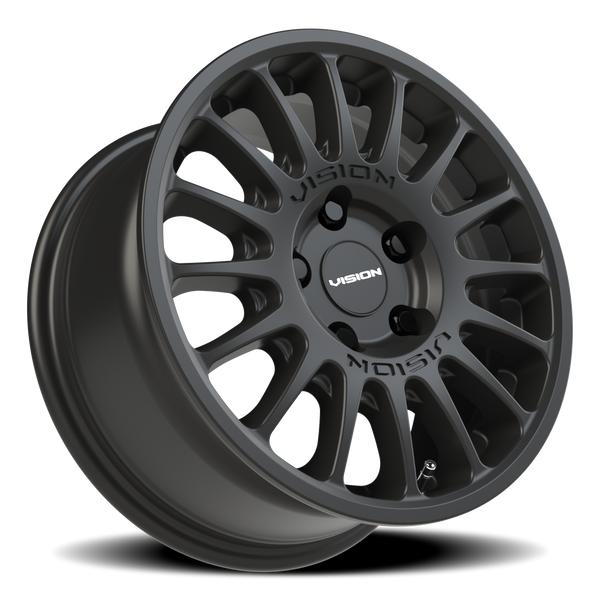 Vision Wheel 5-100 SB Monaco Satin Black Wheel
