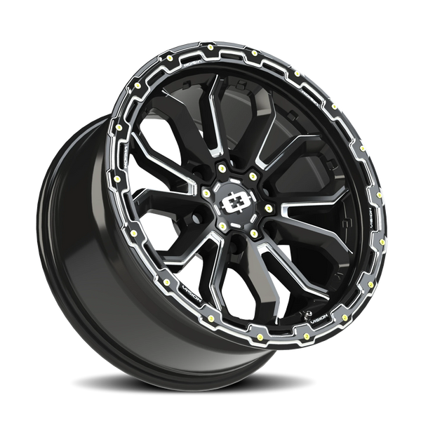 Vision Wheel 6x5.5 Gloss Black KORUPT Rim