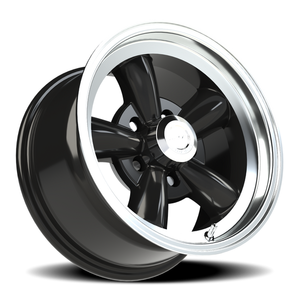 5-4.75 GBML Vision Legend 5 Wheel – Gloss Black Machined, 5x4.75" Bolt Pattern