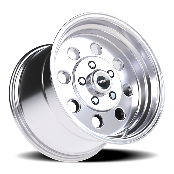 Vision Wheel 5x120.65/4.75 Polished Straight Lit Rim