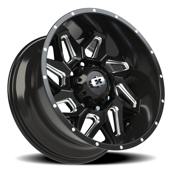 Vision Wheel 8-165.1 GBMS Spyder Gloss Black Machined Automotive Wheel