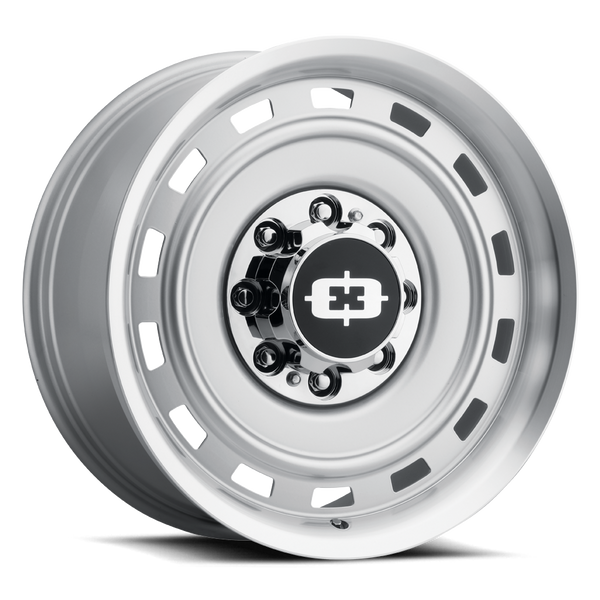 6x5.5" Silver Vision Flow Wheel - 6-Lug Automotive Rim