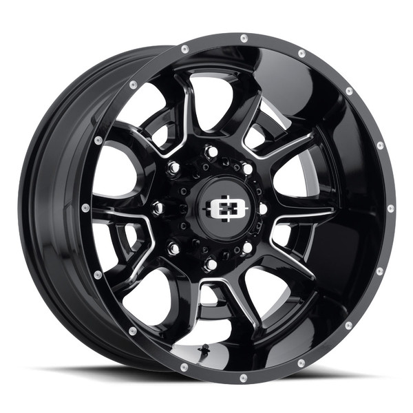 Vision Wheel BOMB 5x139.7mm Gloss Black Machined Automotive Wheel