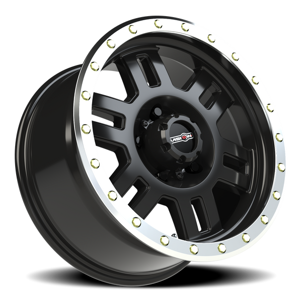 Vision Wheel 5-139.7 GBML Gloss Black Machined Automotive Wheel