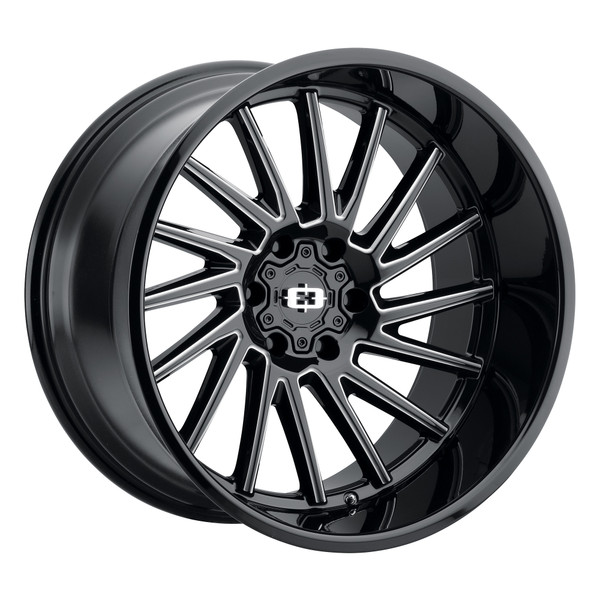 Vision Wheel 5x139.7 Rapier Gloss Black Machined Wheel